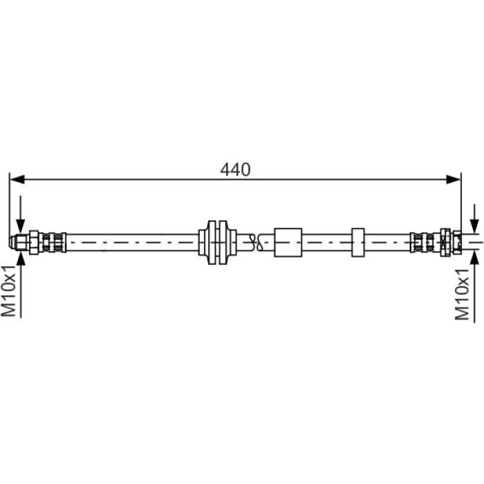 BOSCH 1 987 481 059 Bremsschlauch