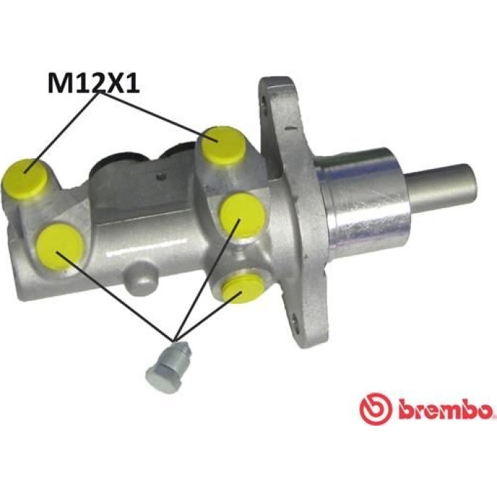 Brembo M 06 027 Hauptbremszylinder ESSENTIAL LINE Brembo M 06 027 Hauptbremszylinder ESSENTIAL LINE