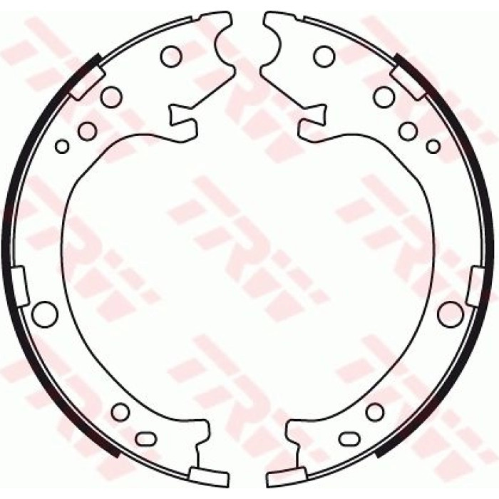 TRW GS8779 Bremsbackensatz, Feststellbremse TRW GS8779 Bremsbackensatz, Feststellbremse