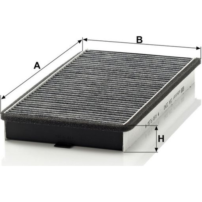 MANN-FILTER CUK 3340 Innenraumfilter, Aktivkohlefilter MANN-FILTER CUK 3340 Innenraumfilter, Aktivkohlefilter