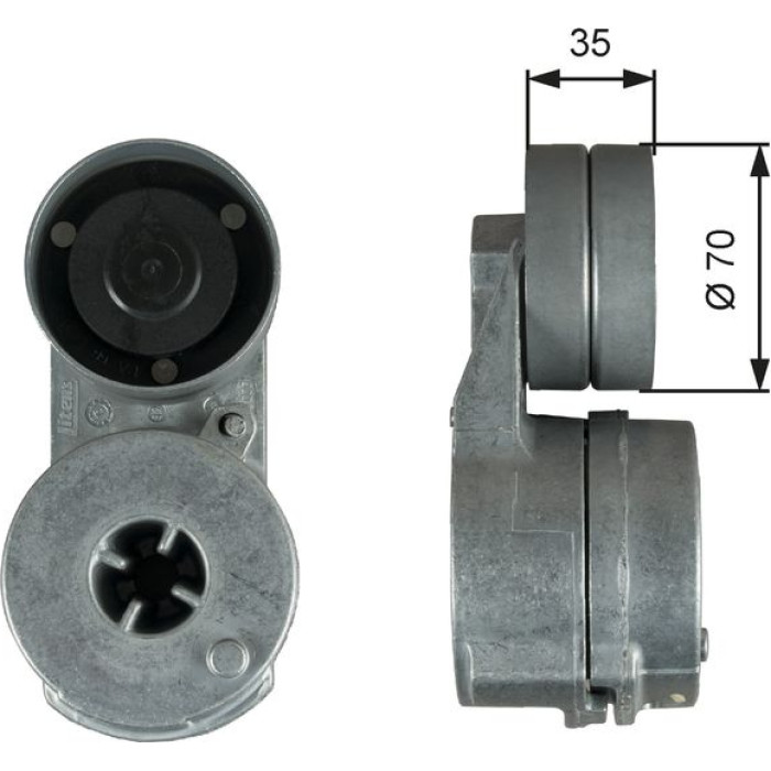 Riemenspanner, Keilrippenriemen T38723 Riemenspanner, Keilrippenriemen T38723