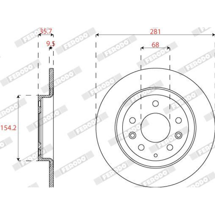 Bremsscheibe DDF2823C Bremsscheibe DDF2823C