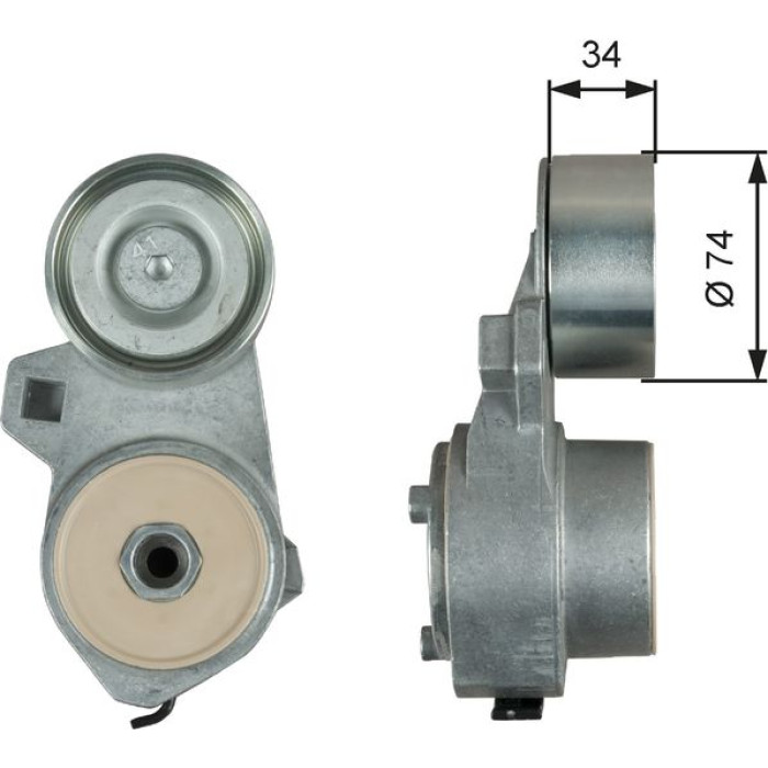 Riemenspanner, Keilrippenriemen T38717