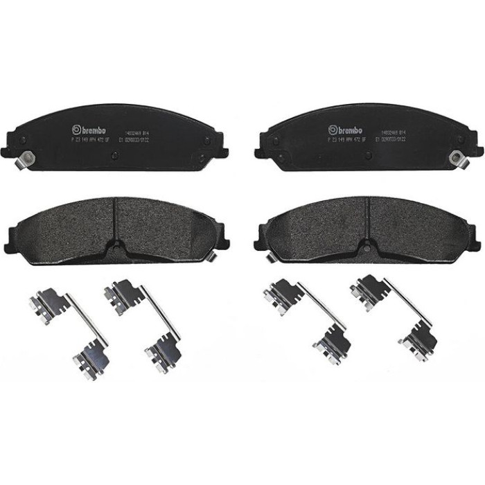 Brembo P 23 149 Bremsbelagsatz, Scheibenbremse PRIME LINE