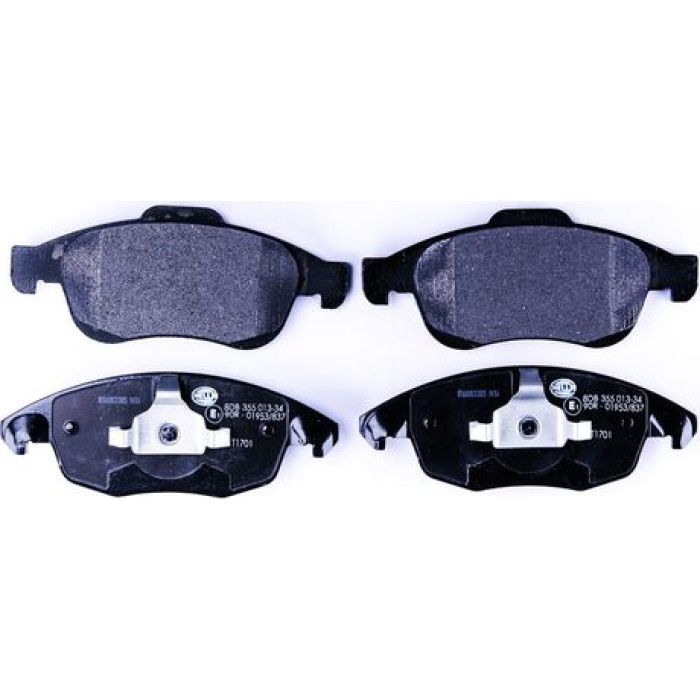 Hella 8DB 355 013-341 Bremsbelagsatz, Scheibenbremse