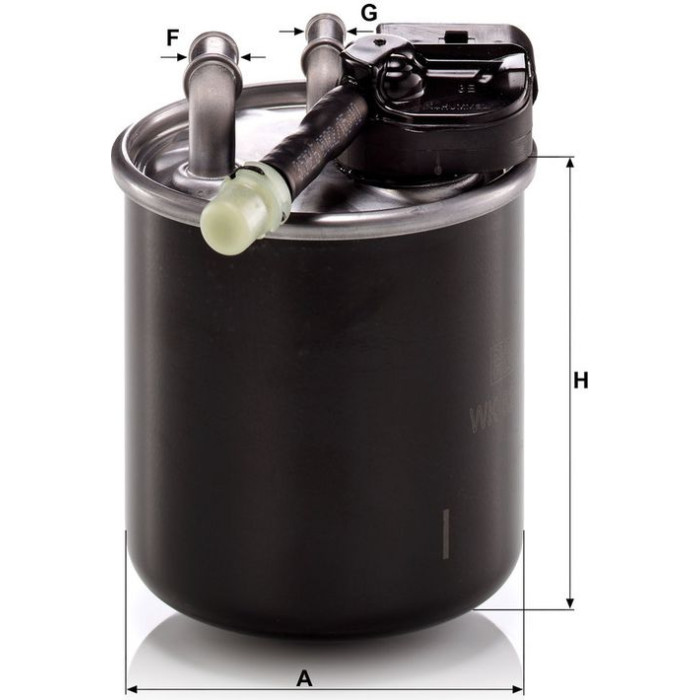 Mann-Filter WK 820/17 Kraftstofffilter Mann-Filter WK 820/17 Kraftstofffilter
