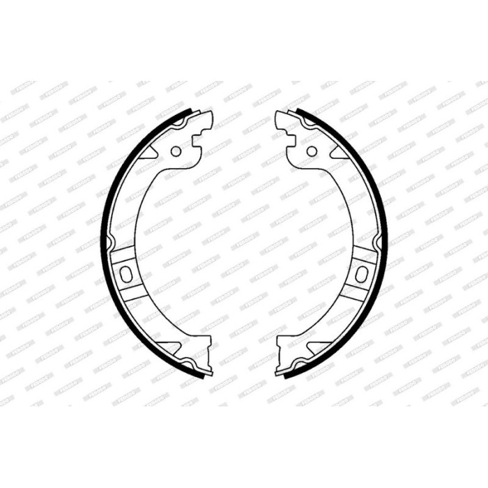 Ferodo FSB597 Bremsbackensatz, Feststellbremse PREMIER Ferodo FSB597 Bremsbackensatz, Feststellbremse PREMIER