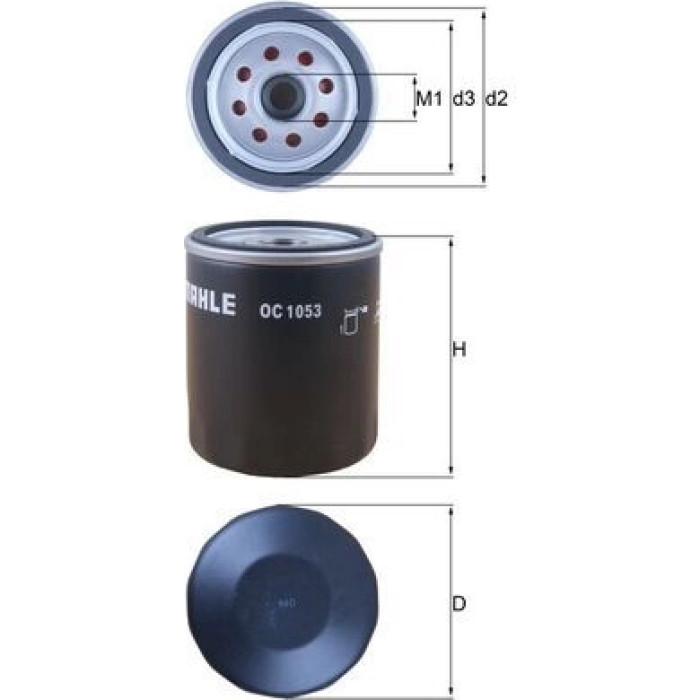 Knecht OC 1053 Ölfilter Knecht OC 1053 Ölfilter