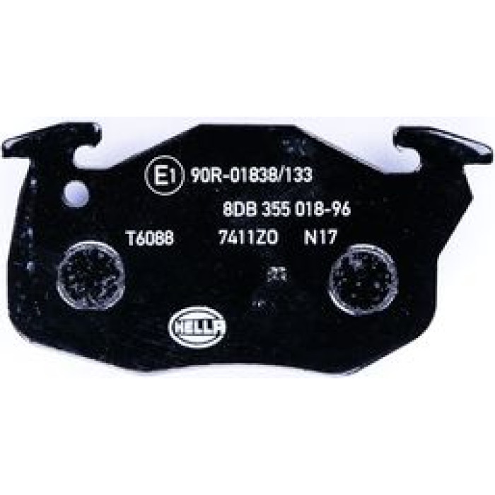 Hella 8DB 355 018-961 Bremsbelagsatz, Scheibenbremse