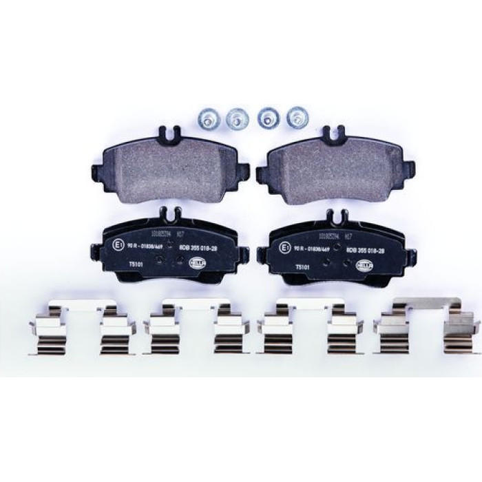 Hella Pagid 8DB 355 018-281 Bremsbelagsatz, Scheibenbremse Hella Pagid 8DB 355 018-281 Bremsbelagsatz, Scheibenbremse