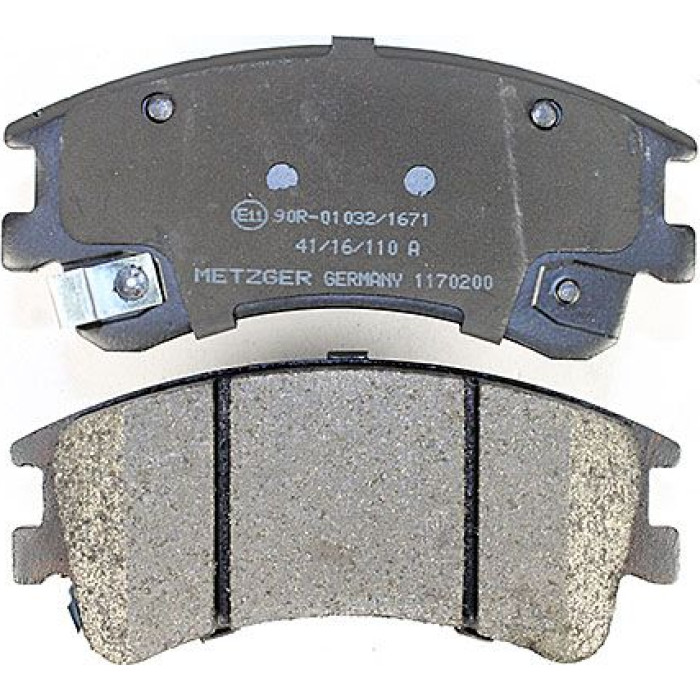 Metzger 1170200 Bremsbelagsatz, Scheibenbremse Metzger 1170200 Bremsbelagsatz, Scheibenbremse