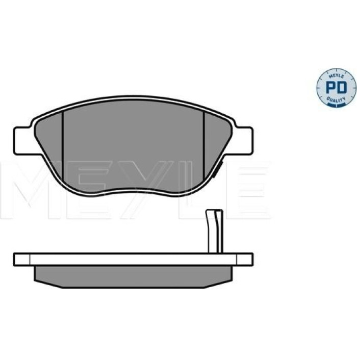 Meyle 025 239 8119/PD Bremsbelagsatz, Scheibenbremse MEYLE-PD: Advanced performance and design