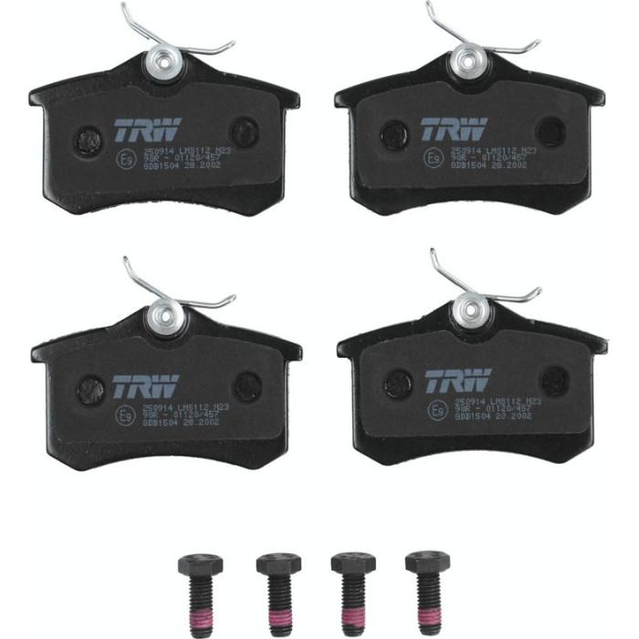 TRW GDB1504 Bremsbelagsatz, Scheibenbremse COTEC TRW GDB1504 Bremsbelagsatz, Scheibenbremse COTEC