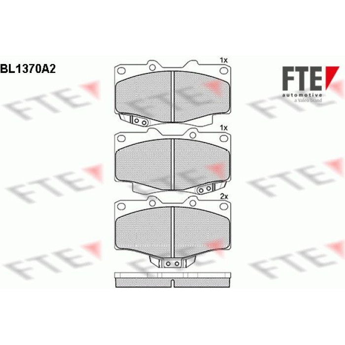 FTE 9010148 Bremsbelagsatz, Scheibenbremse FTE 9010148 Bremsbelagsatz, Scheibenbremse