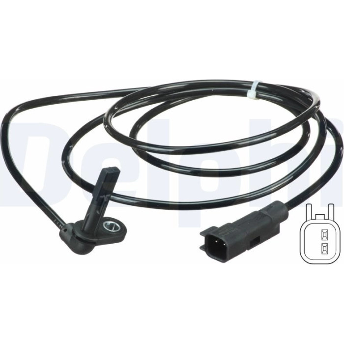 Delphi SS20356 Sensor, Raddrehzahl Delphi SS20356 Sensor, Raddrehzahl