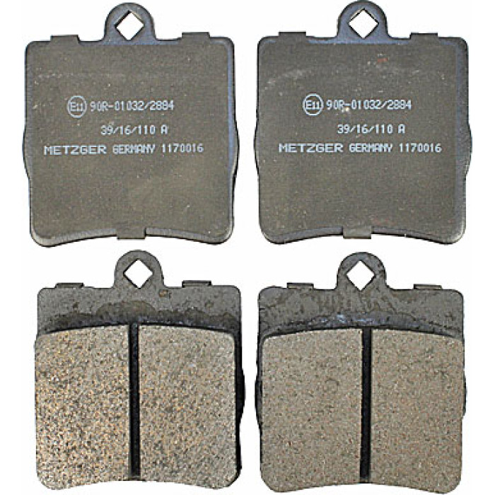 Metzger 1170016 Bremsbelagsatz, Scheibenbremse Metzger 1170016 Bremsbelagsatz, Scheibenbremse