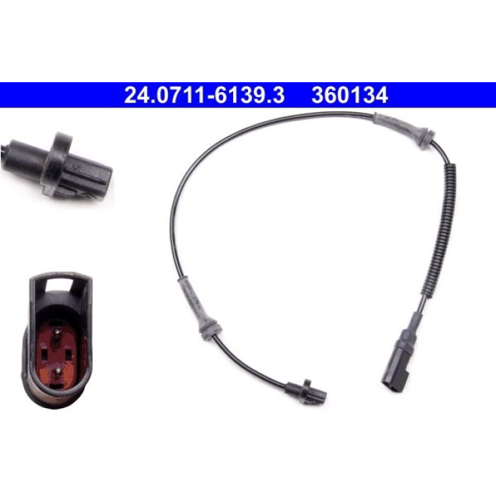 ATE 24.0711-6139.3 Sensor, Raddrehzahl ATE 24.0711-6139.3 Sensor, Raddrehzahl