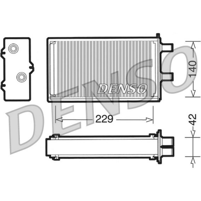 Denso DRR13001 Wärmetauscher, Innenraumheizung