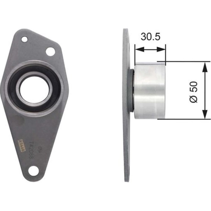 Gates T42088 Umlenkrolle/Führungsrolle, Zahnriemen PowerGrip™ Gates T42088 Umlenkrolle/Führungsrolle, Zahnriemen PowerGrip™
