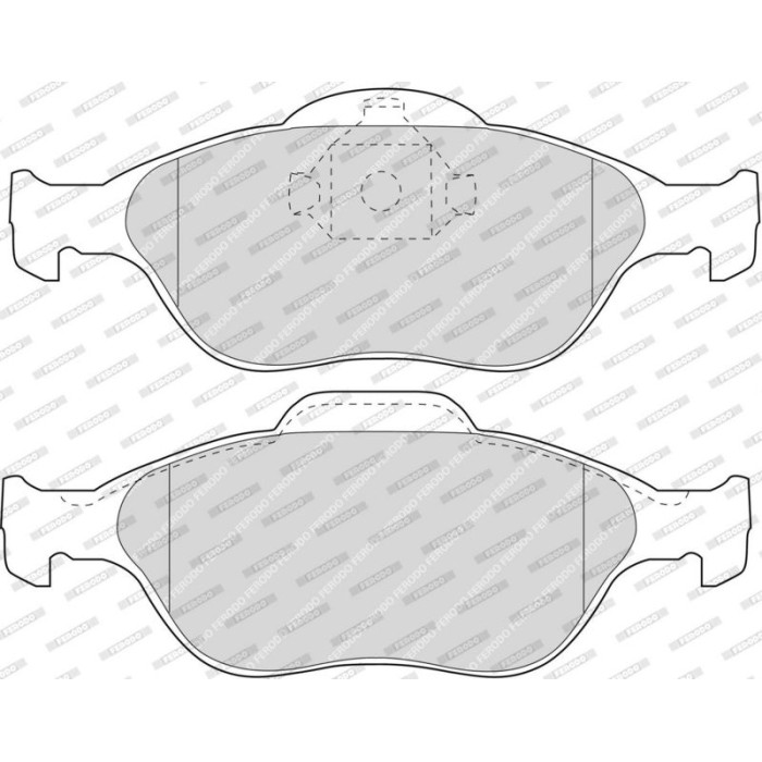 Ferodo FDB1394 Bremsbelagsatz, Scheibenbremse PREMIER ECO FRICTION Ferodo FDB1394 Bremsbelagsatz, Scheibenbremse PREMIER ECO FRICTION