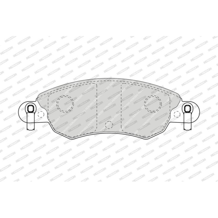 Ferodo FDB1410 Bremsbelagsatz, Scheibenbremse PREMIER ECO FRICTION Ferodo FDB1410 Bremsbelagsatz, Scheibenbremse PREMIER ECO FRICTION