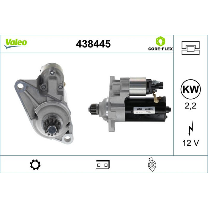 Valeo 438445 Starter CORE-FLEX
