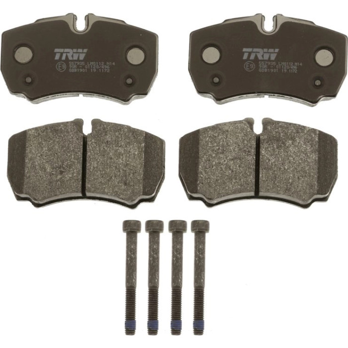TRW GDB1901 Bremsbelagsatz, Scheibenbremse COTEC TRW GDB1901 Bremsbelagsatz, Scheibenbremse COTEC