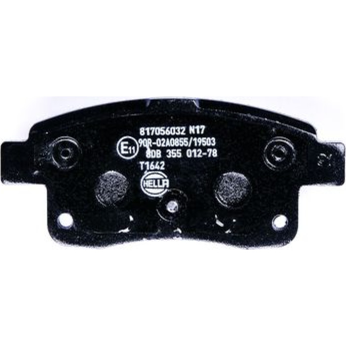 Hella Pagid 8DB 355 012-781 Bremsbelagsatz, Scheibenbremse