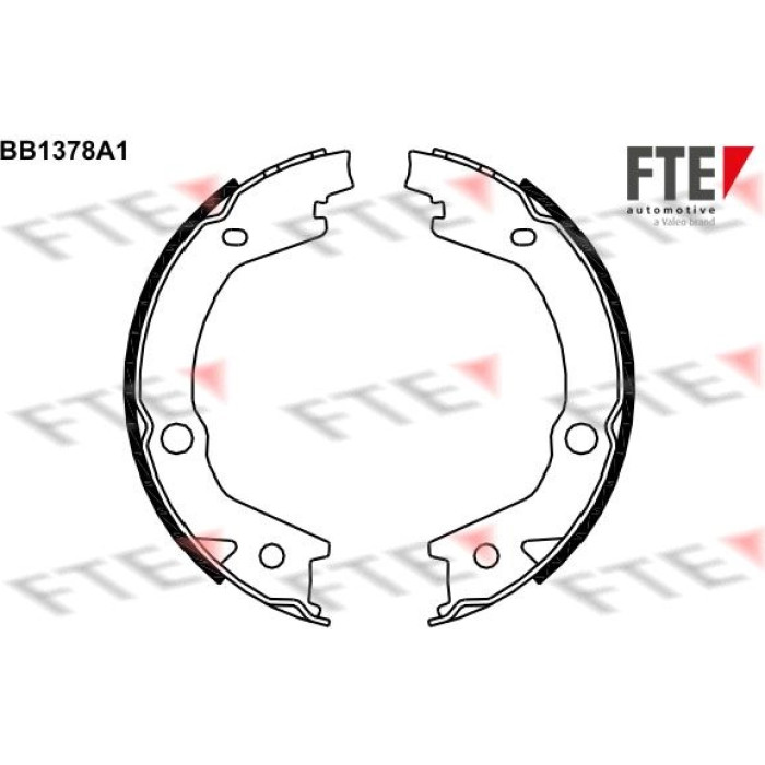 FTE 9100122 Bremsbackensatz, Feststellbremse FTE 9100122 Bremsbackensatz, Feststellbremse