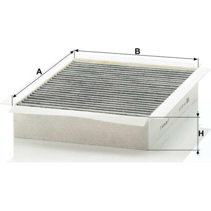 MANN-FILTER CUK 26 003 Innenraumfilter, Aktivkohlefilter