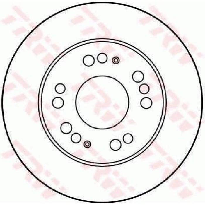 TRW DF2718 Bremsscheibe TRW DF2718 Bremsscheibe
