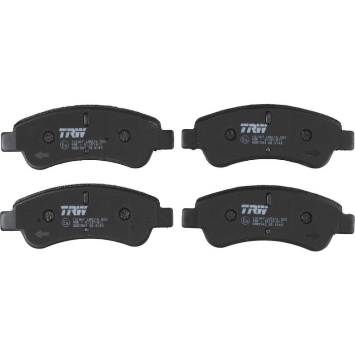 TRW GDB1563 Bremsbelagsatz, Scheibenbremse COTEC TRW GDB1563 Bremsbelagsatz, Scheibenbremse COTEC