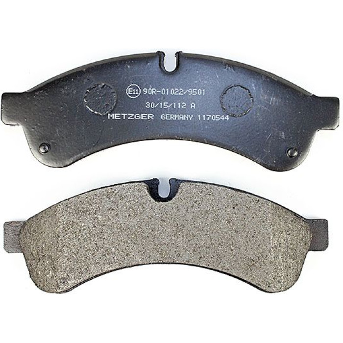 Metzger 1170544 Bremsbelagsatz, Scheibenbremse