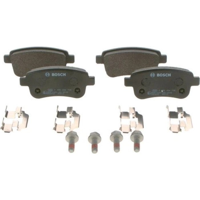BOSCH 0 986 494 735 Bremsbelagsatz, Scheibenbremse BOSCH 0 986 494 735 Bremsbelagsatz, Scheibenbremse