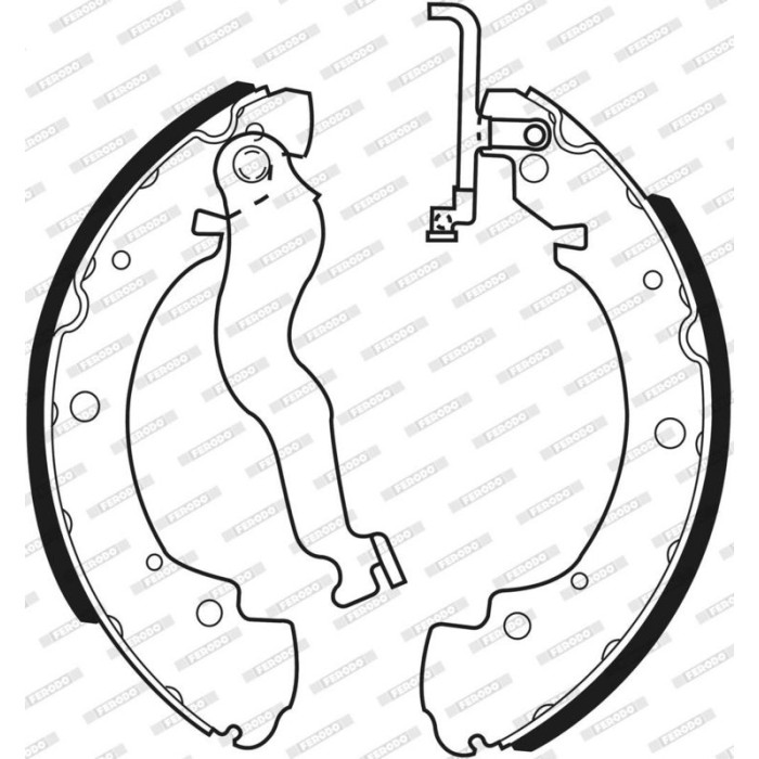 Ferodo FSB428 Bremsbackensatz PREMIER Ferodo FSB428 Bremsbackensatz PREMIER