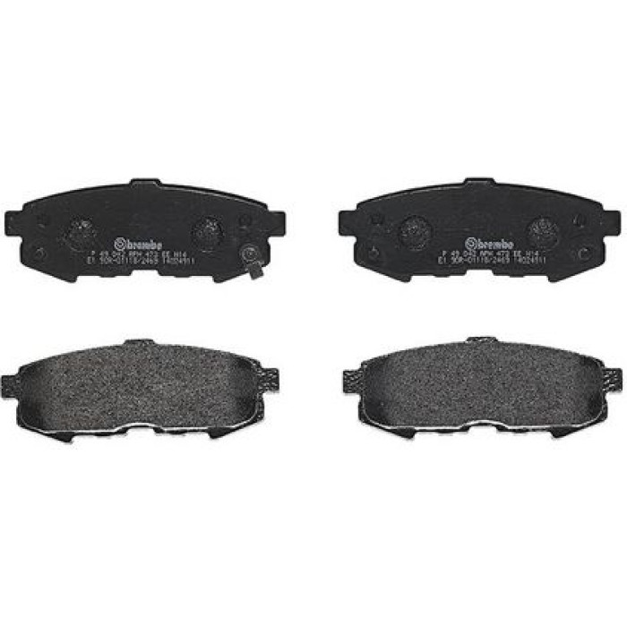 Brembo P 49 042 Bremsbelagsatz, Scheibenbremse PRIME LINE Brembo P 49 042 Bremsbelagsatz, Scheibenbremse PRIME LINE