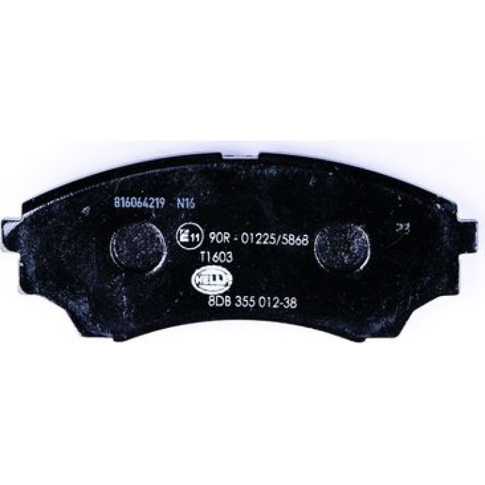 Hella 8DB 355 012-381 Bremsbelagsatz, Scheibenbremse Hella 8DB 355 012-381 Bremsbelagsatz, Scheibenbremse
