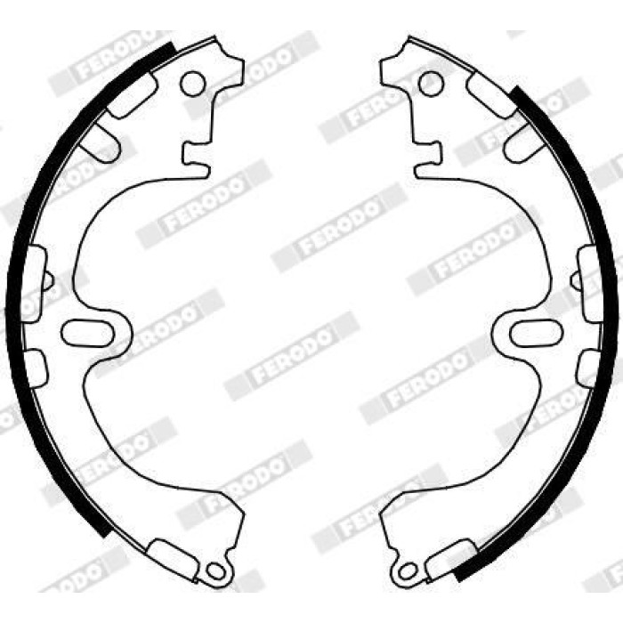 Ferodo FSB631 Bremsbackensatz PREMIER Ferodo FSB631 Bremsbackensatz PREMIER