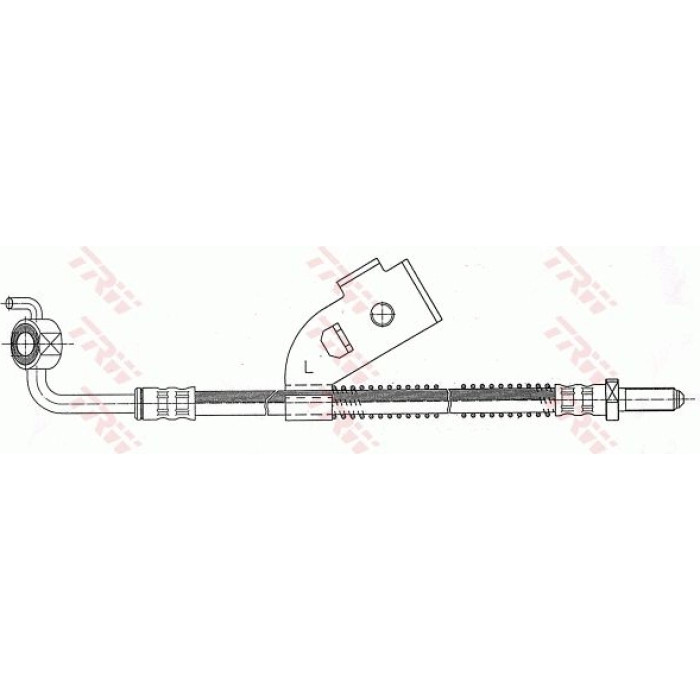 TRW PHD341 Bremsschlauch TRW PHD341 Bremsschlauch