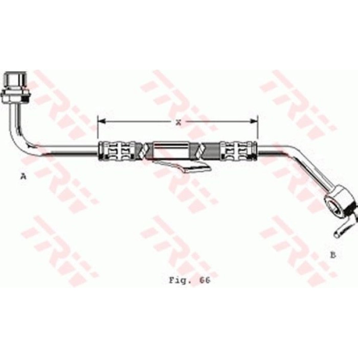 TRW PHD249 Bremsschlauch TRW PHD249 Bremsschlauch