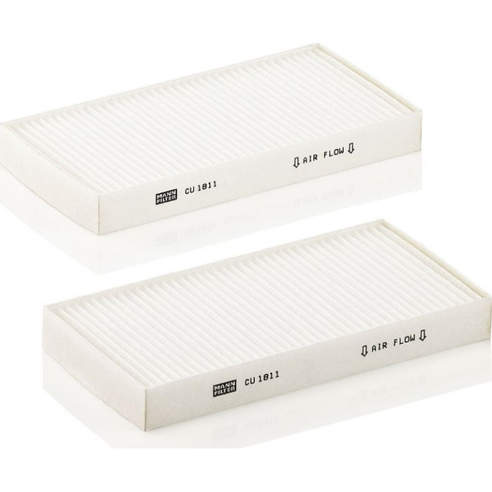 MANN-FILTER CU 1811-2 Innenraumfilter, Partikelfilter MANN-FILTER CU 1811-2 Innenraumfilter, Partikelfilter