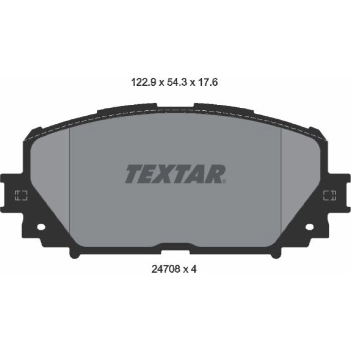 Textar 2470801 Bremsbelagsatz, Scheibenbremse Textar 2470801 Bremsbelagsatz, Scheibenbremse