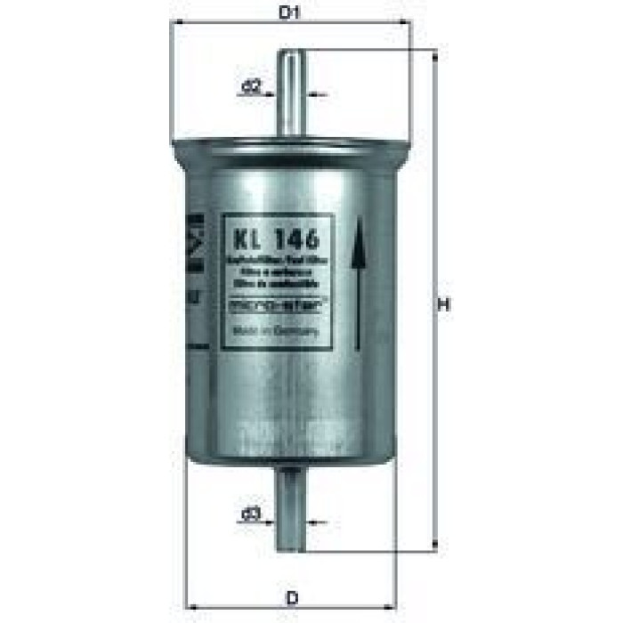 Knecht KL 146 Kraftstofffilter