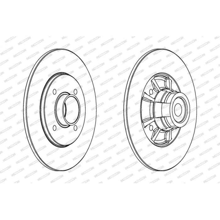 Ferodo DDF1517-1 Bremsscheibe PREMIER Ferodo DDF1517-1 Bremsscheibe PREMIER