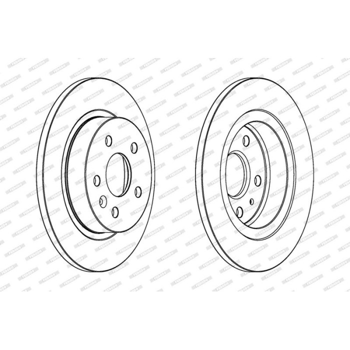 Ferodo DDF1872C Bremsscheibe PREMIER Coat+ disc Ferodo DDF1872C Bremsscheibe PREMIER Coat+ disc