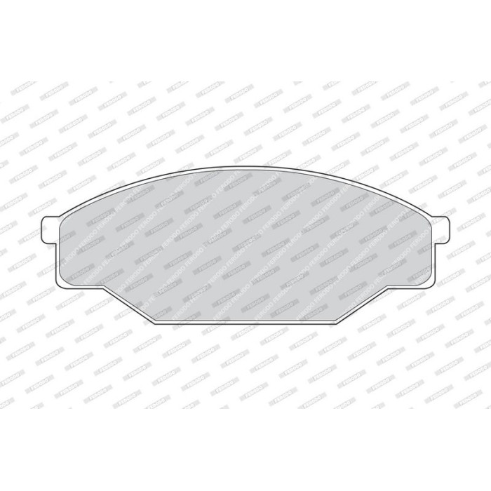 Ferodo FDB318 Bremsbelagsatz, Scheibenbremse PREMIER ECO FRICTION Ferodo FDB318 Bremsbelagsatz, Scheibenbremse PREMIER ECO FRICTION