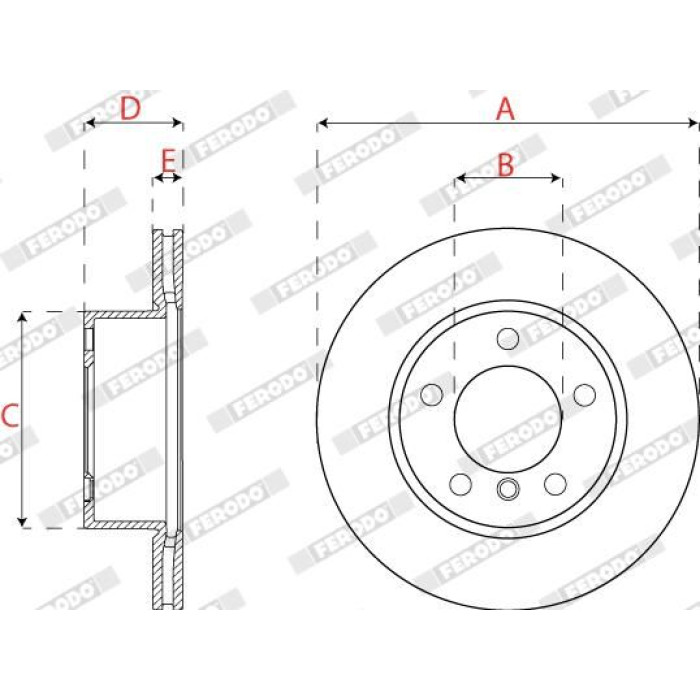 Bremsscheibe DDF2196C Bremsscheibe DDF2196C