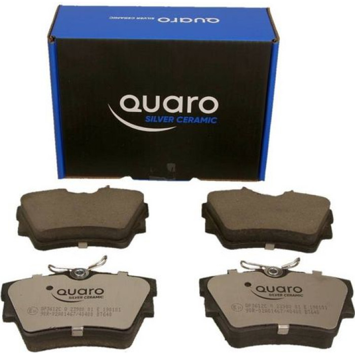 QUARO QP3612C Bremsbelagsatz, Scheibenbremse SILVER CERAMIC