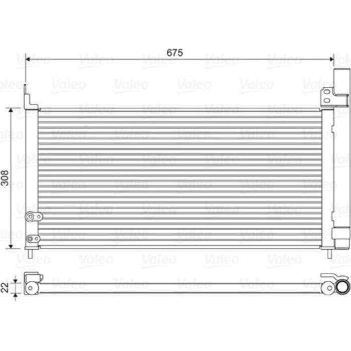 Valeo 814415 Kondensator, Klimaanlage Valeo 814415 Kondensator, Klimaanlage