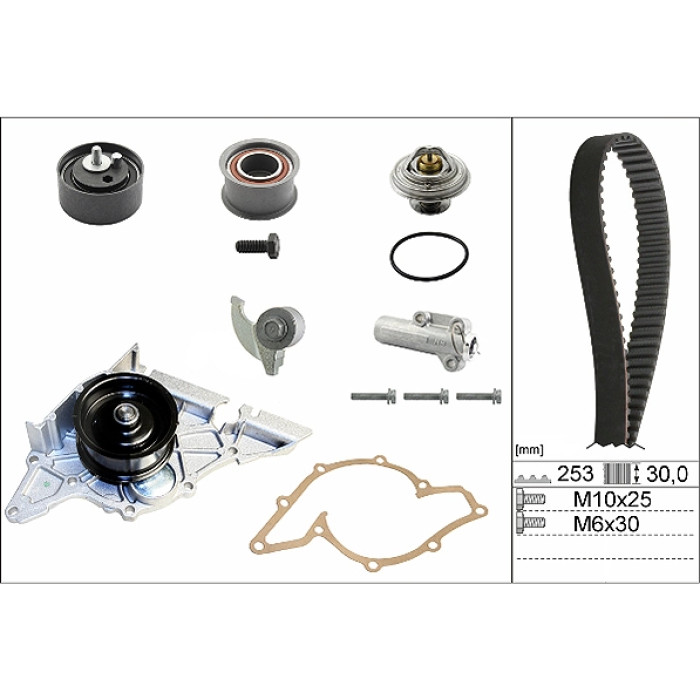 INA 530 0179 31 Wasserpumpe + Zahnriemensatz INA 530 0179 31 Wasserpumpe + Zahnriemensatz